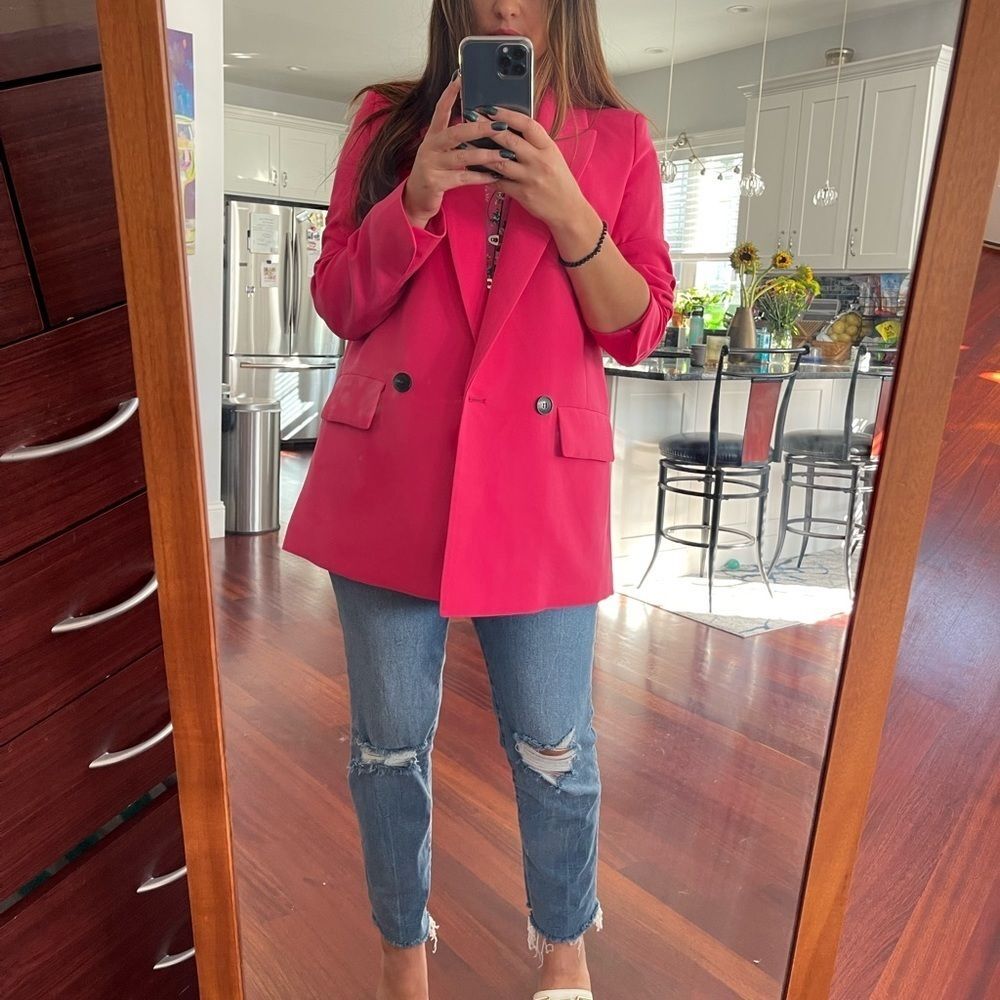 Zara Flowy Long Blazer - Picture 8 of 10